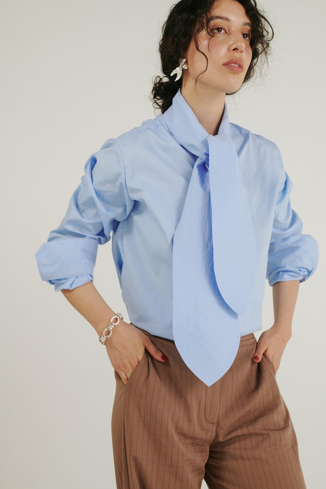 Camisa Blanc Celeste
