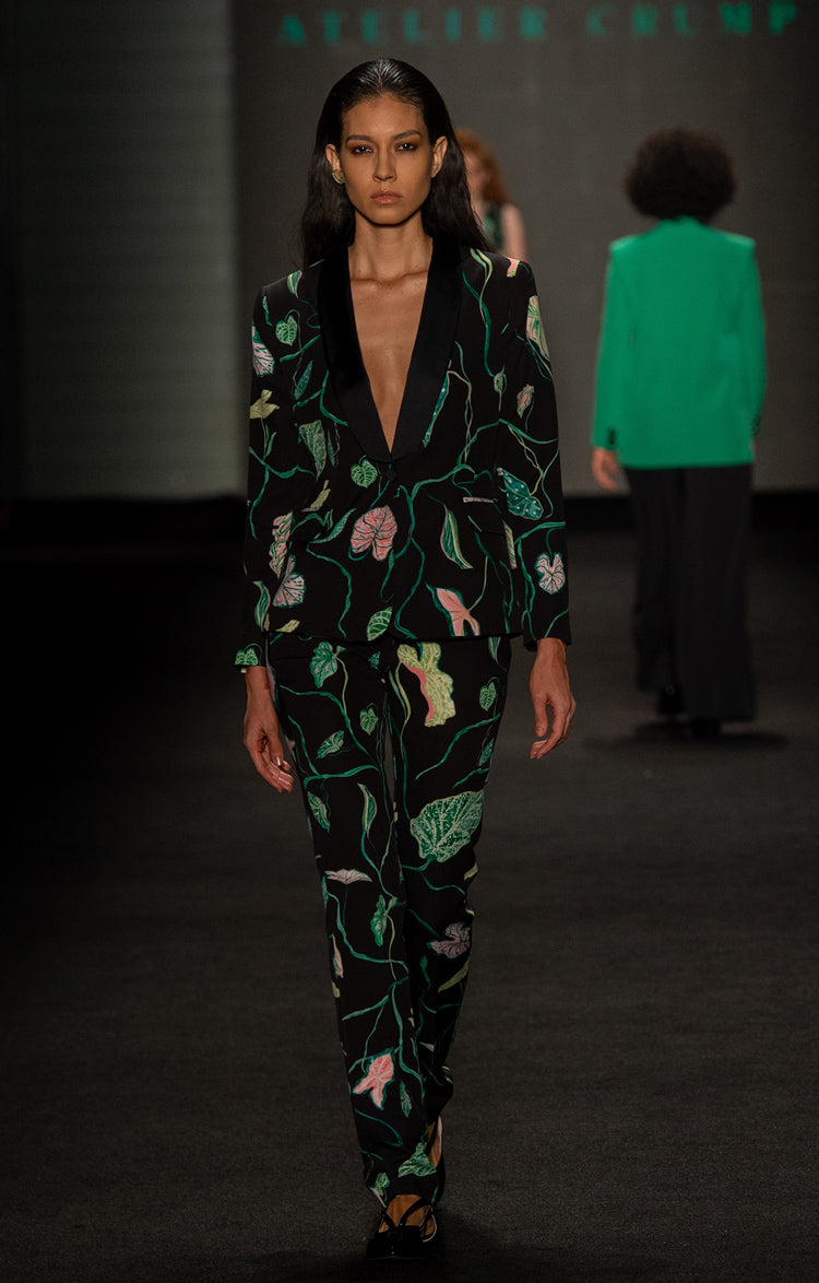 Pantalón Clásico Jardín Negro