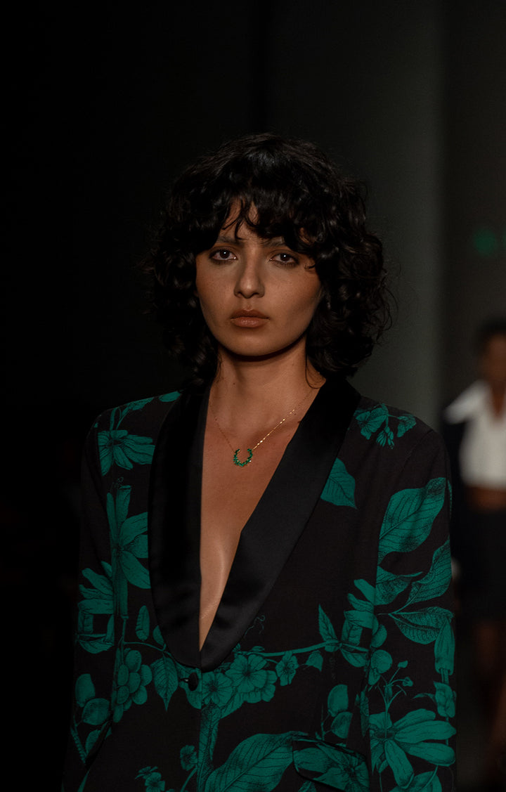 Pantalón Clásico Botánica Esmeralda