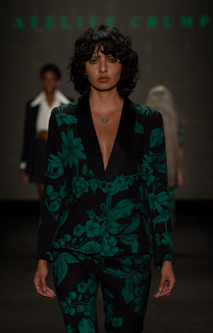 Pantalón Clásico Botánica Esmeralda