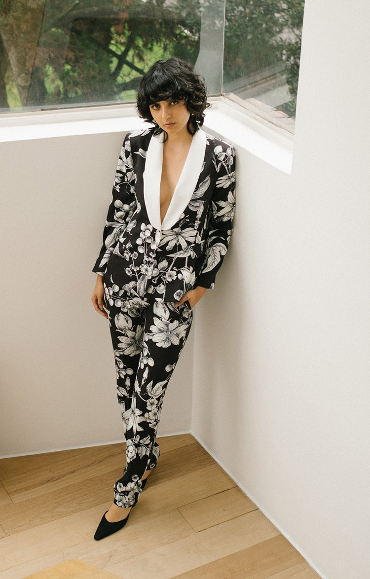 Pantalón Clásico Botánica Negro