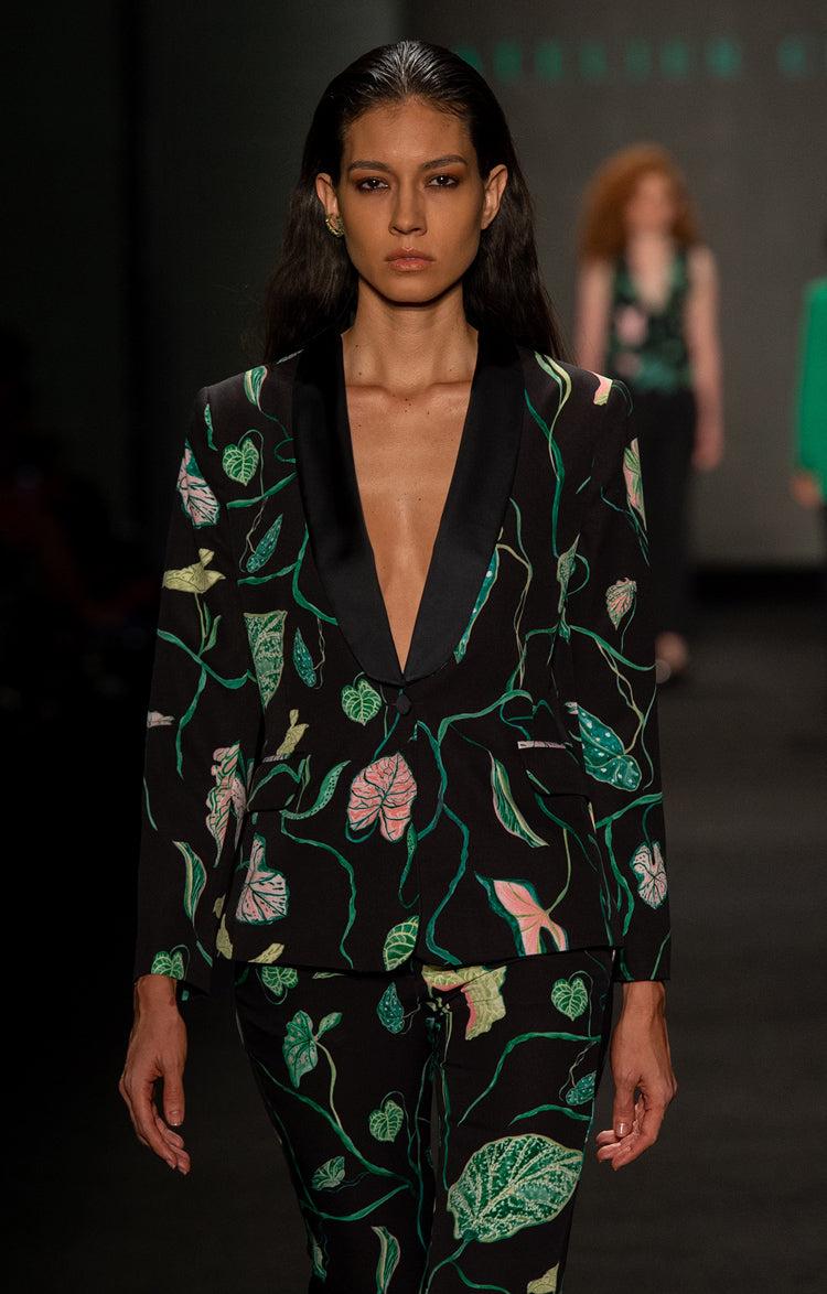 Pantalón Clásico Jardín Negro