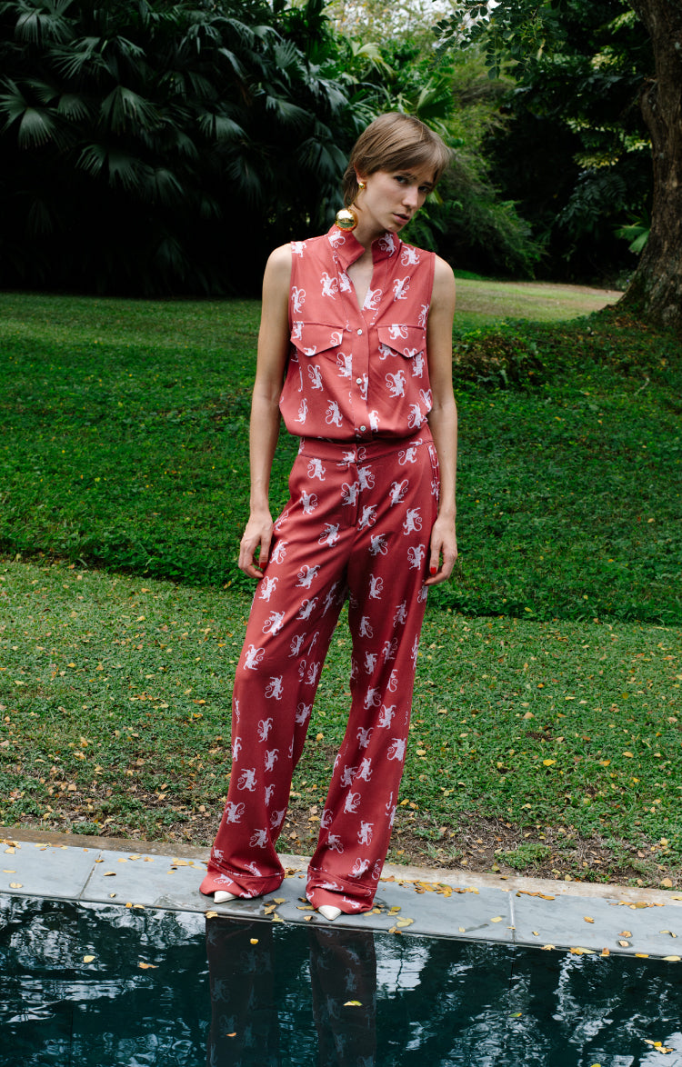 Pantalón Tigres Sangria