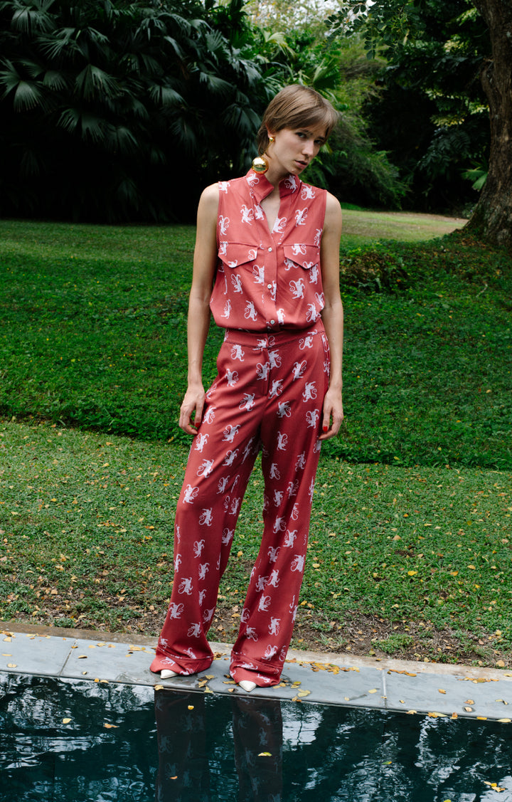 Pantalón Tigres Sangria