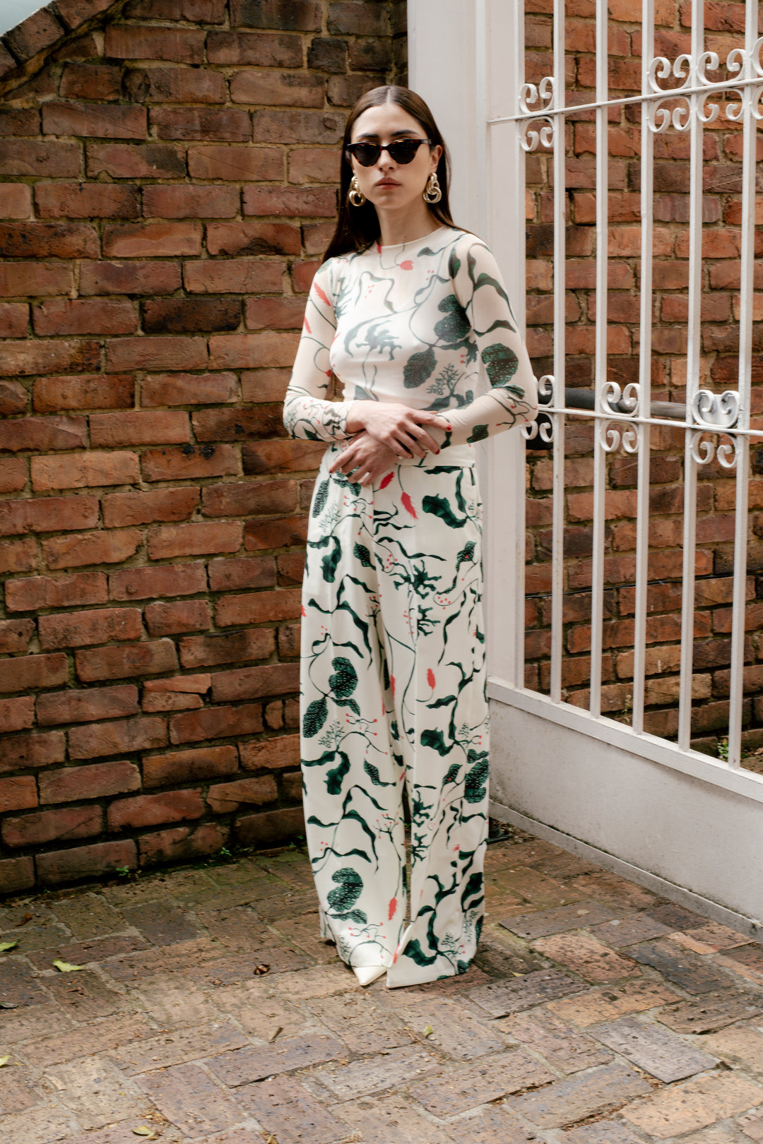 PANTALON JARDIN DE MAR IVORY