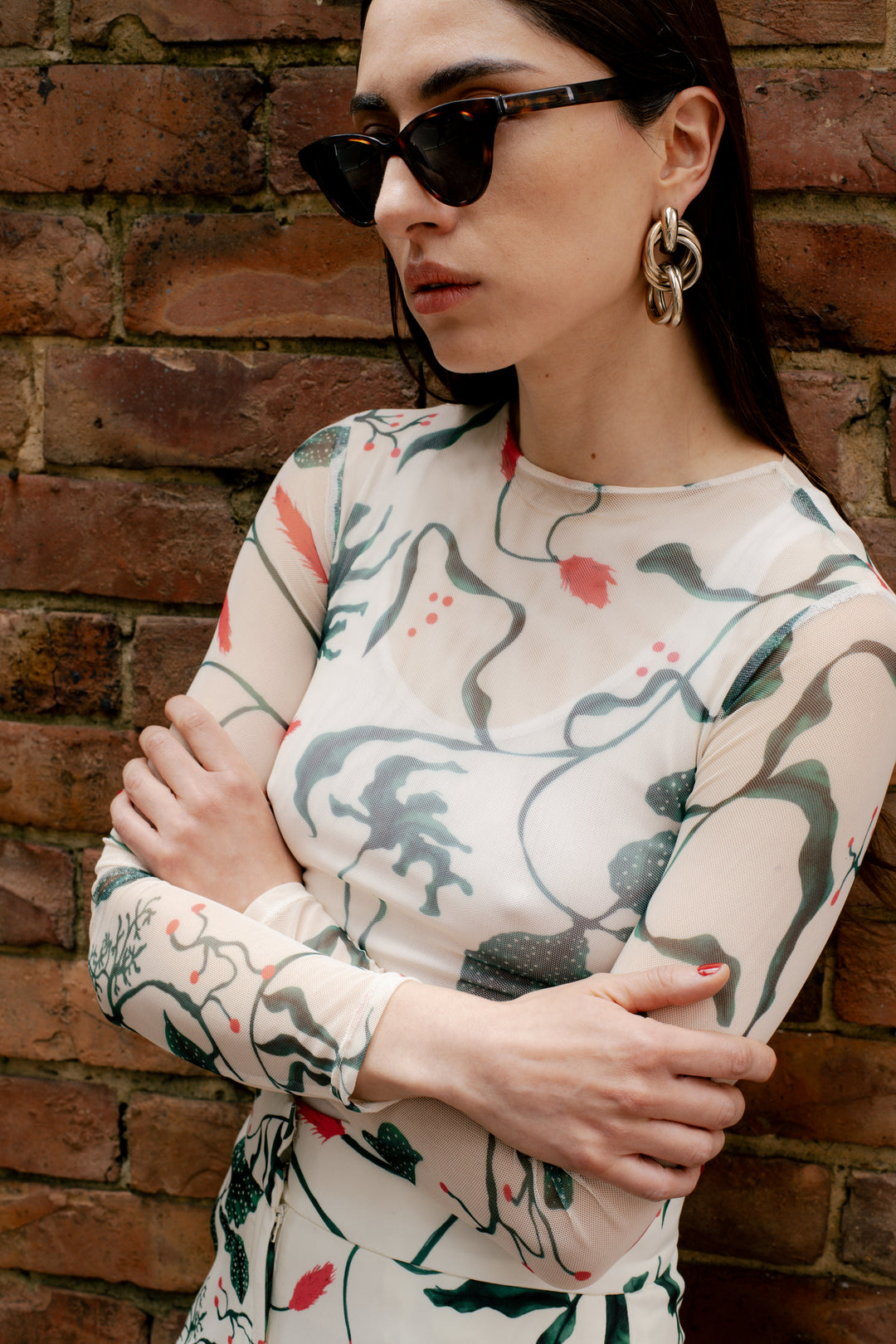 TOP MEDUSA JARDIN DE MAR IVORY