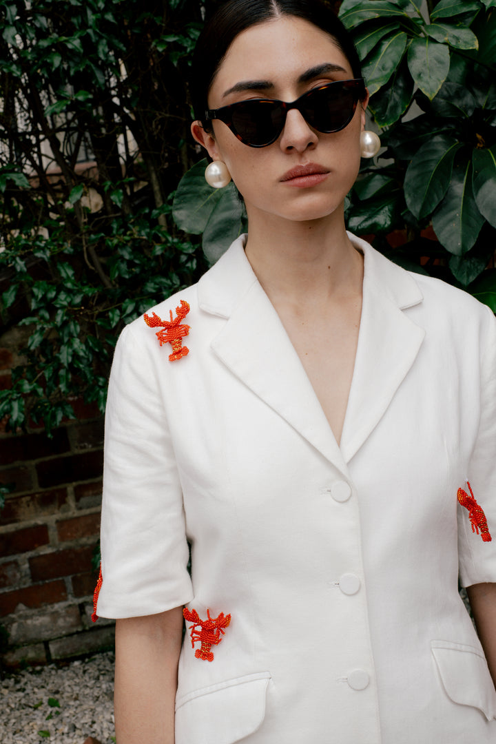 BLAZER PERLA APLIQUES LANGOSTA