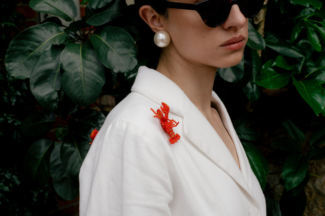BLAZER PERLA APLIQUES LANGOSTA