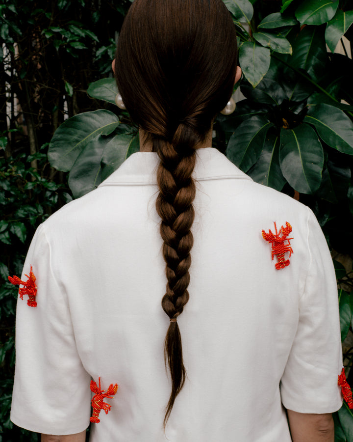 BLAZER PERLA APLIQUES LANGOSTA