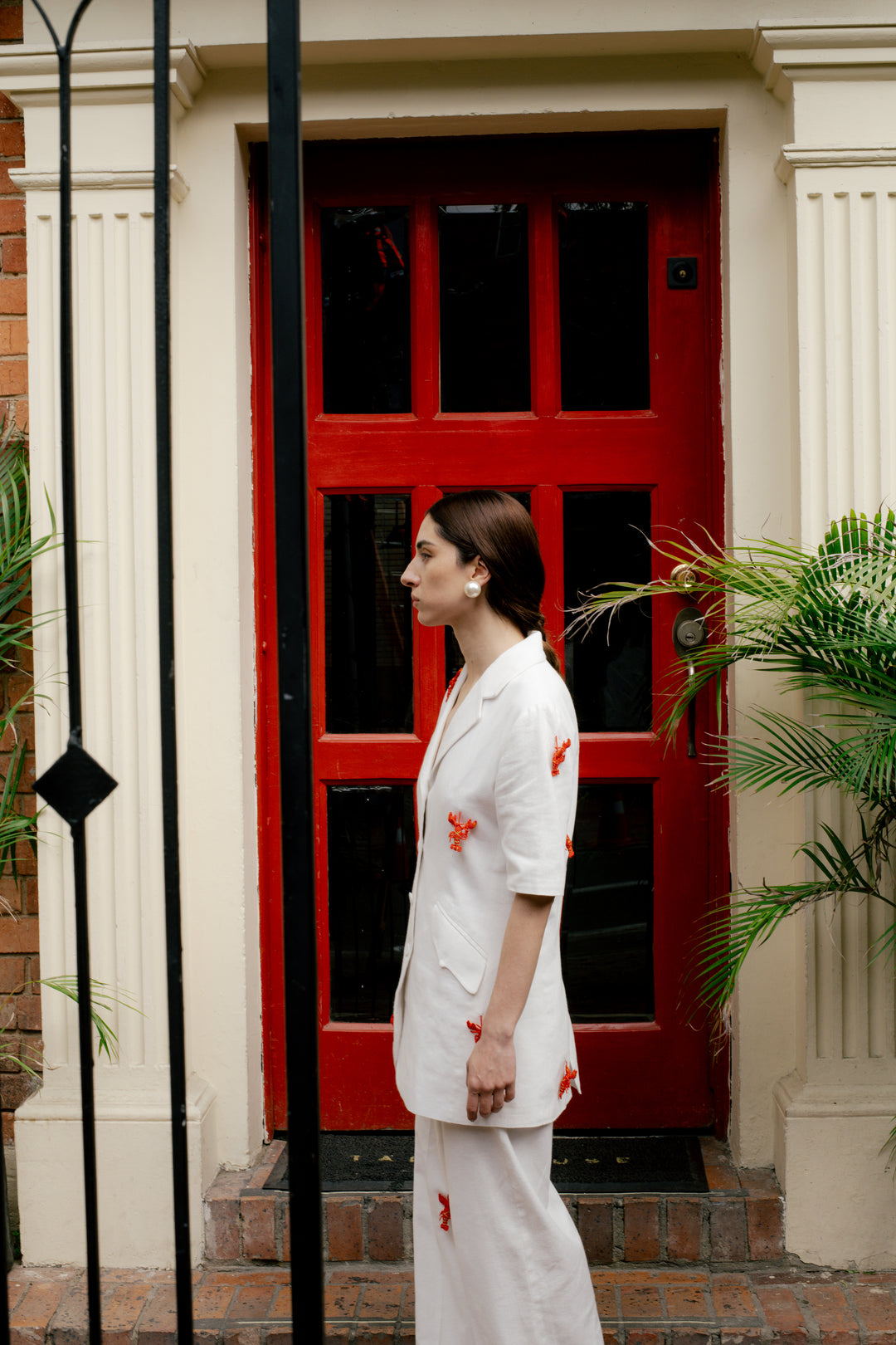 BLAZER PERLA APLIQUES LANGOSTA