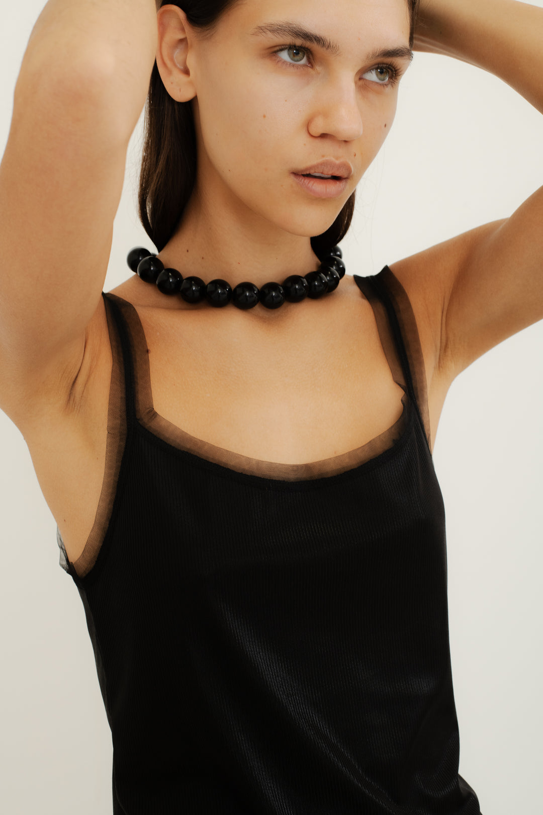 Top Nébula Negro Shine