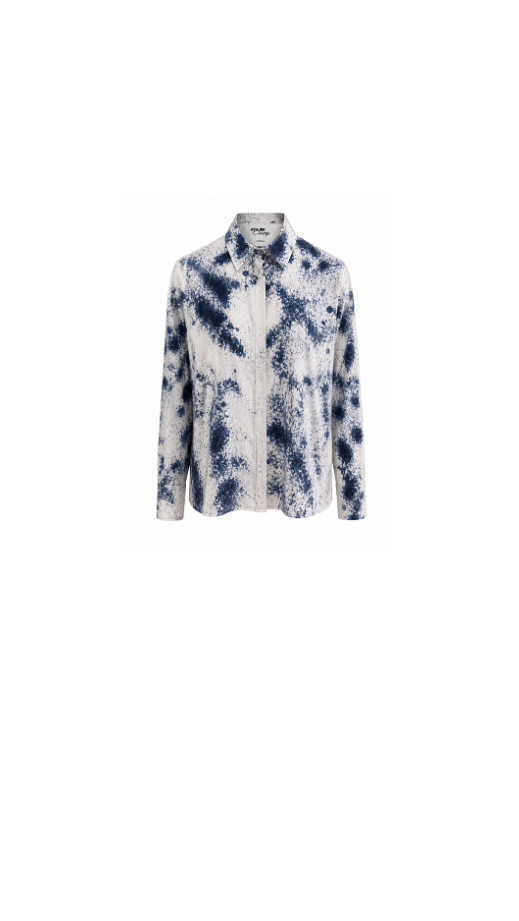 Camisa Nebulosa Cobalto