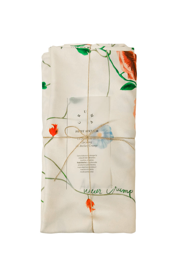 Mantel Peonias Ivory