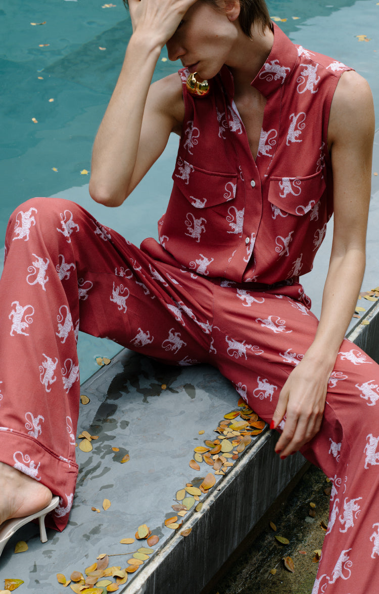 Camisa Tigres Sangria