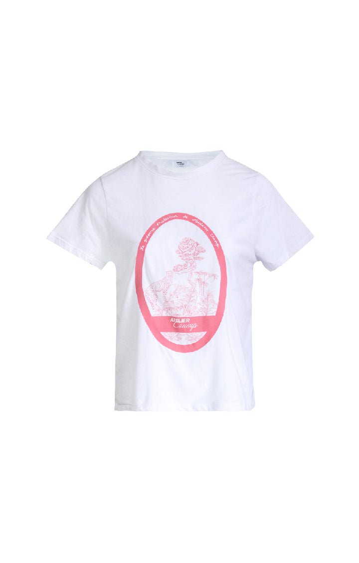 T-shirt safari rosado