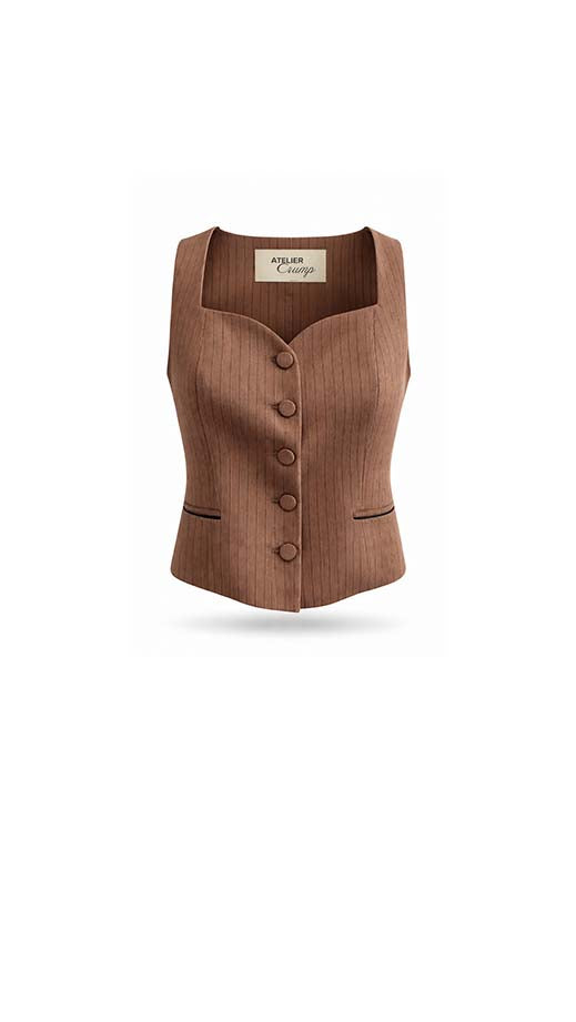 Chaleco Silencio Mocca