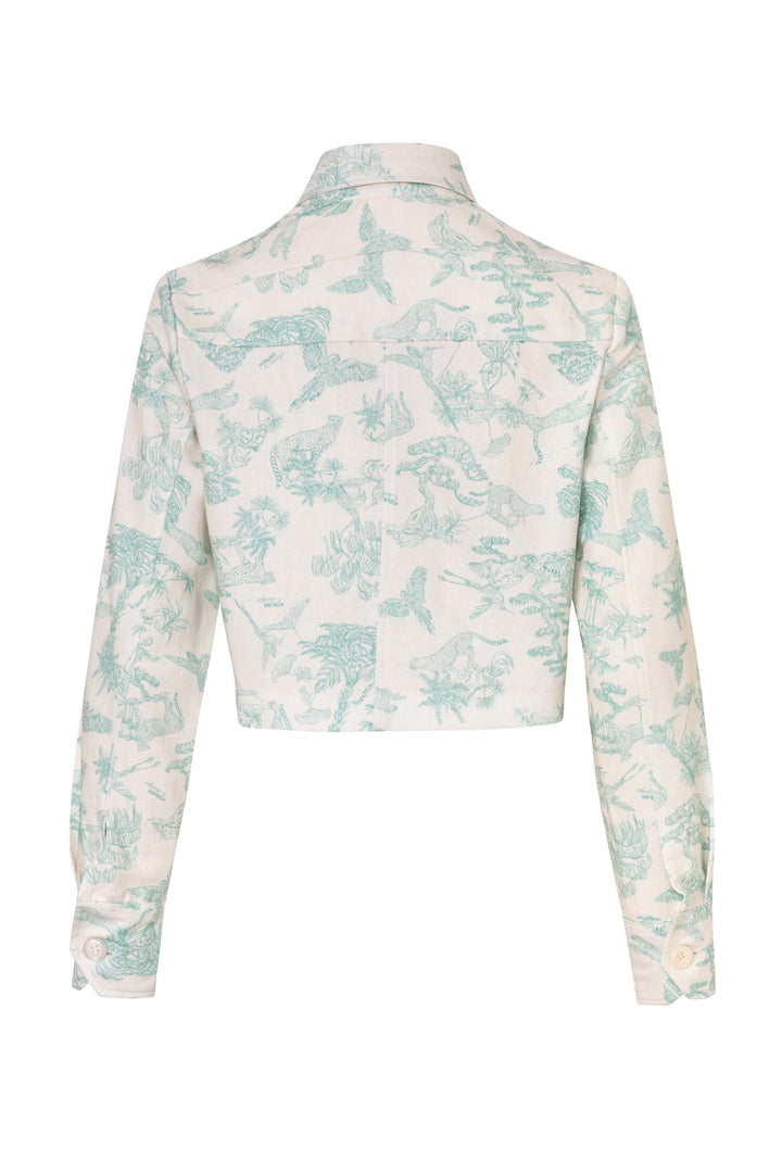 CHAQUETA SAFARI MENTA