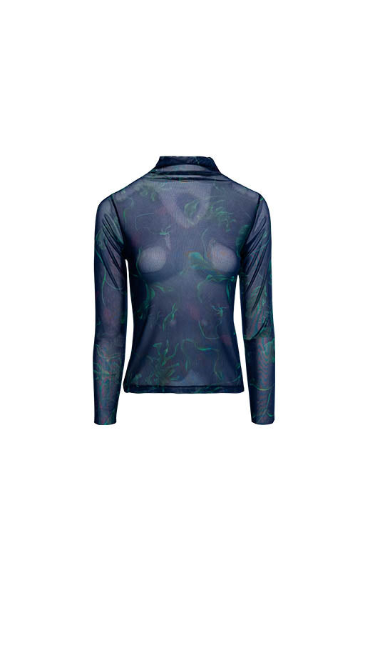 TOP MEDUSA JARDIN DE MAR NAVY