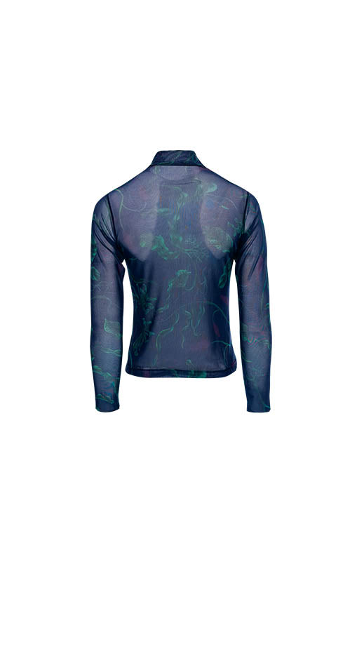 TOP MEDUSA JARDIN DE MAR NAVY